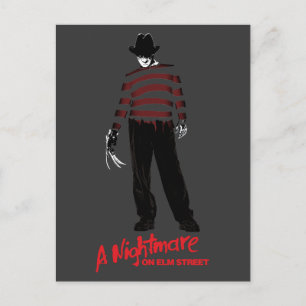 Cartes Pour Fêtes Annuelles Les Griffes de la nuit   Freddy Krueger