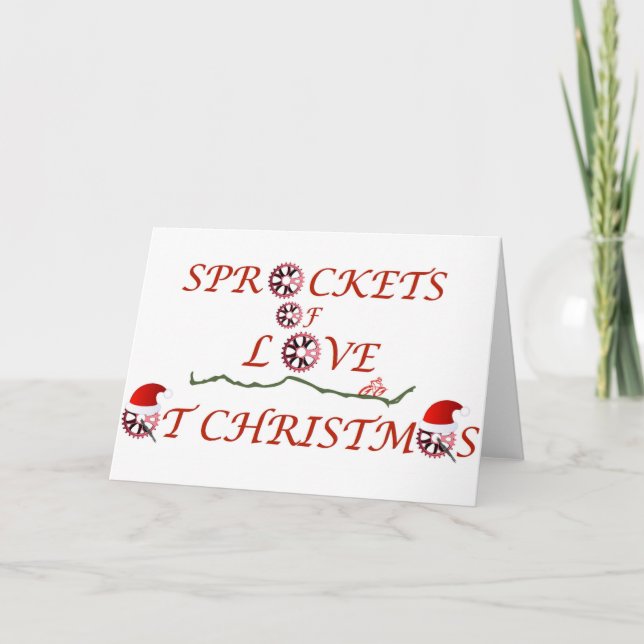 Cartes Pour Fêtes Annuelles Les griffes de Noël de l'amour (Devant)