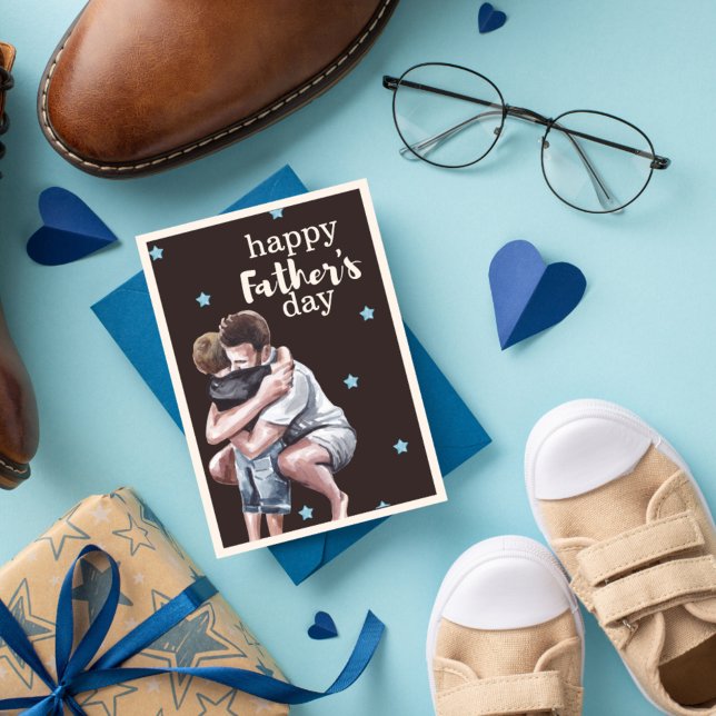 Cartes Pour Fêtes Annuelles Les Hugs Pour La Meilleure Fête des pères Papa Jam (Créateur téléchargé)