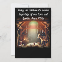 Les humbles débuts de Jésus