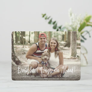 Cartes Pour Fêtes Annuelles Les jours meilleurs sont à l'approche du Nouvel An