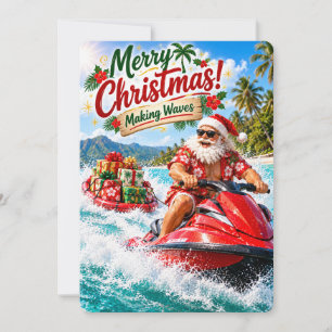 Cartes Pour Fêtes Annuelles Les joyeuses aventures du Père Noël   Faire des va