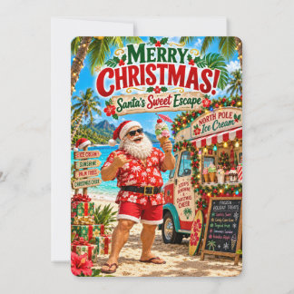 Cartes Pour Fêtes Annuelles Les joyeuses aventures du Père Noël | La douce éva