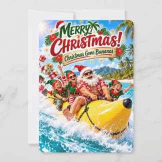 Cartes Pour Fêtes Annuelles Les joyeuses aventures du Père Noël | Noël aux ban