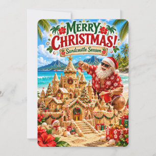Cartes Pour Fêtes Annuelles Les joyeuses aventures du Père Noël Saison des c