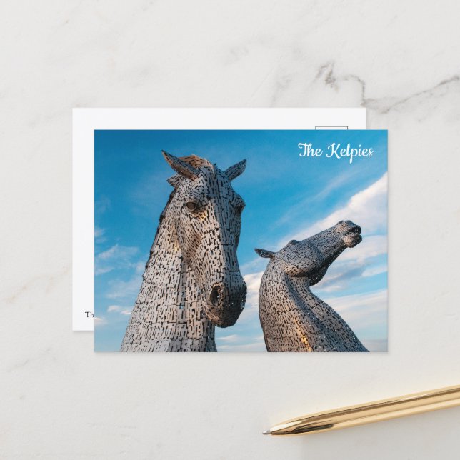Cartes Pour Fêtes Annuelles Les Kelpies (Devant/Arrière en situation)