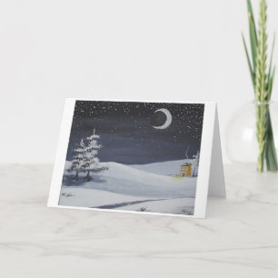 Cartes Pour Fêtes Annuelles Les lunes d'hiver