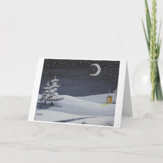 Cartes Pour Fêtes Annuelles Les lunes d'hiver