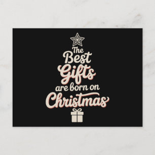 Cartes Pour Fêtes Annuelles Les Meilleurs Cadeaux Sont Nés Le Jour De Noël Ann
