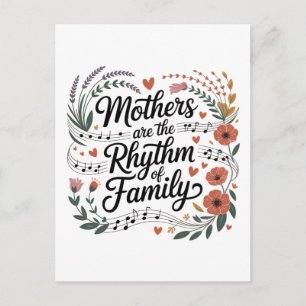 Cartes Pour Fêtes Annuelles Les mères sont le rythme de la famille