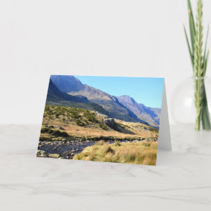 Cartes Pour Fêtes Annuelles Les montagnes de Snowdony