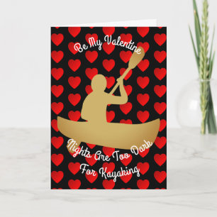 Cartes Pour Fêtes Annuelles Les nuits de Valentine sont trop foncées pour