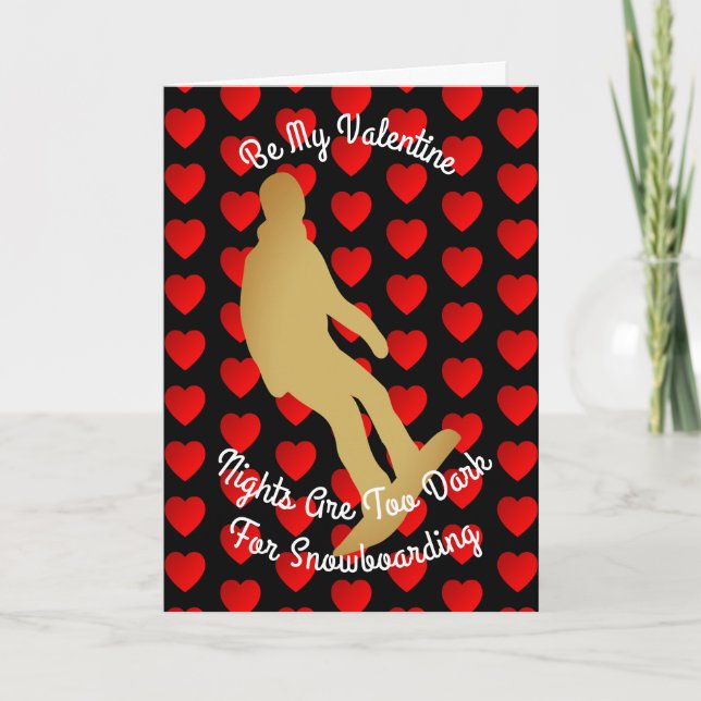 Cartes Pour Fêtes Annuelles Les nuits de Valentine sont trop foncées pour (Devant)