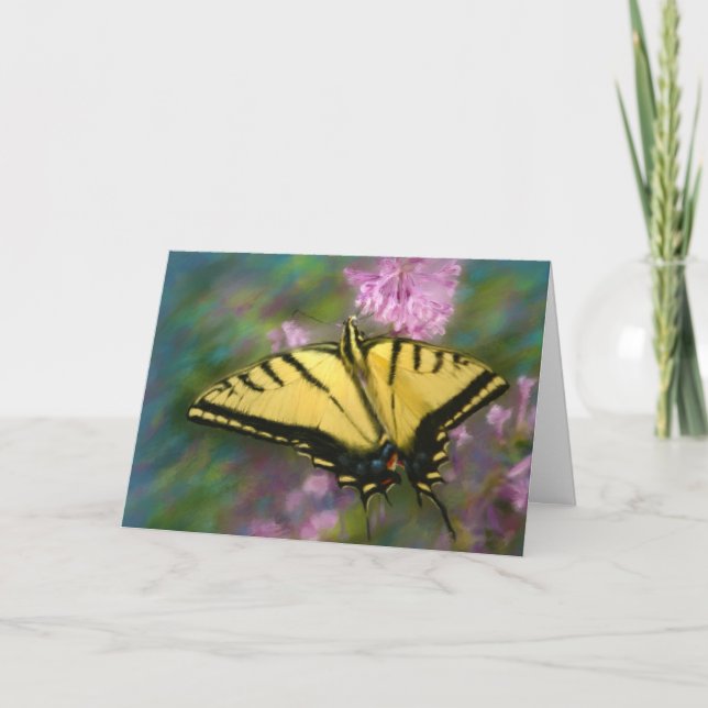 Cartes Pour Fêtes Annuelles Les papillons apportent de la lumière (Devant)