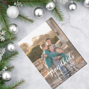 Cartes Pour Fêtes Annuelles Les petits-enfants rendent la vie grandiose