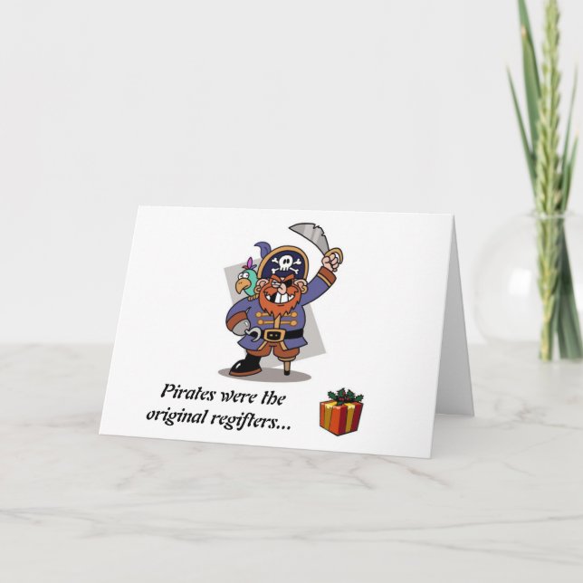 Cartes Pour Fêtes Annuelles Les Pirates Sont Des Régions (Devant)