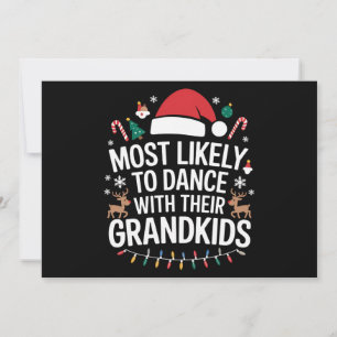 Cartes Pour Fêtes Annuelles Les plus susceptibles de danser avec leur famille