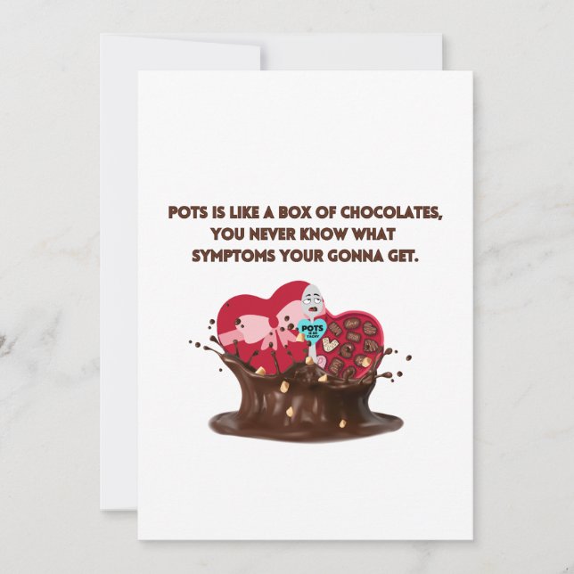 Cartes Pour Fêtes Annuelles Les Pots C'est Comme Une Boîte De Chocolats (Devant)