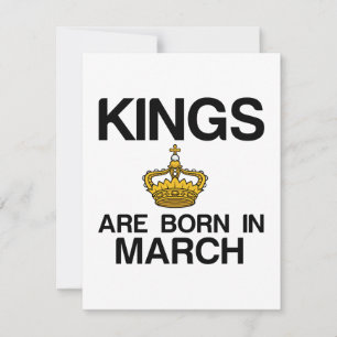 CARTES POUR FÊTES ANNUELLES LES ROIS SONT NÉS EN MARS
