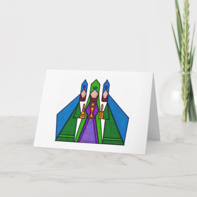 Cartes Pour Fêtes Annuelles Les sages (Devant)