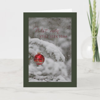 Cartes Pour Fêtes Annuelles Les sages le cherchent