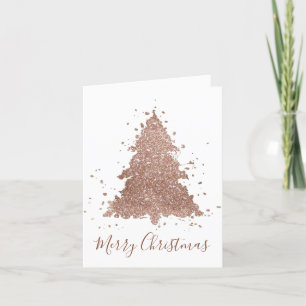Cartes Pour Fêtes Annuelles Les sapins de Noël de Glam  Parties scintillant Ro