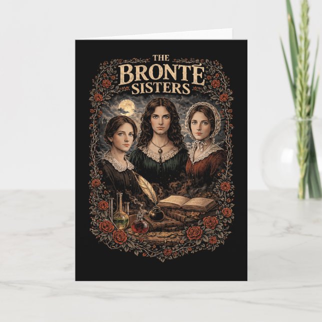 Cartes Pour Fêtes Annuelles Les sœurs Brontë (Devant)