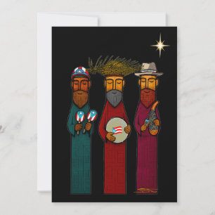 Cartes Pour Fêtes Annuelles Les Trois Sages Portoricains – Parranda