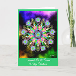 Cartes Pour Fêtes Annuelles Les trompettes sonneront