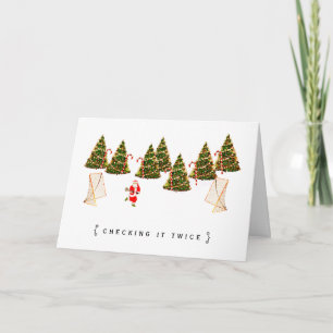 Cartes Pour Fêtes Annuelles Les vacances de la crosse
