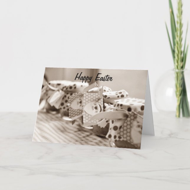 CARTES POUR FÊTES ANNUELLES LES VACANCES SPÉCIALES=SOUHAITS DE PÂQUES (Devant)