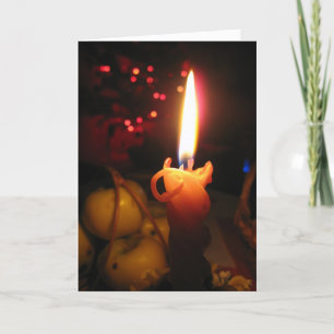 Cartes Pour Fêtes Annuelles Les voeux de la nuit silencieuse