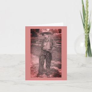 Cartes Pour Fêtes Annuelles Lesbian Cowgirl Valentine's Day