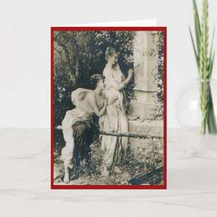 Cartes Pour Fêtes Annuelles Lesbienne Valentine filles Vintage