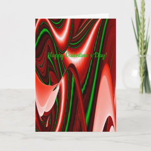 Cartes Pour Fêtes Annuelles L'esprit de l'amour et de l'espoir Abstrait 3D Rai