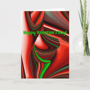 Cartes Pour Fêtes Annuelles L'esprit de l'amour et de l'espoir Abstrait 3D Rai