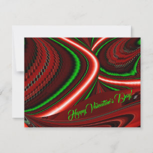 Cartes Pour Fêtes Annuelles L'esprit de l'amour et de l'espoir Abstrait 3D Rai