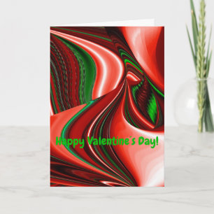 Cartes Pour Fêtes Annuelles L'esprit de l'amour et de l'espoir Abstrait 3D Rai