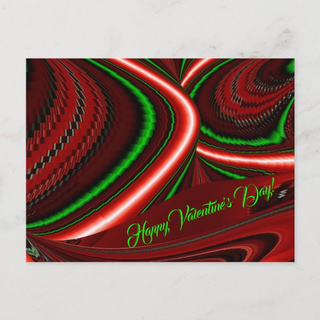 Cartes Pour Fêtes Annuelles L'esprit de l'amour et de l'espoir Abstrait 3D Rai (Devant)