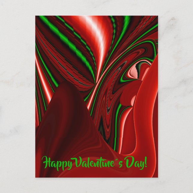 Cartes Pour Fêtes Annuelles L'esprit de l'amour et de l'espoir Abstrait 3D Rai (Devant)