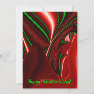 Cartes Pour Fêtes Annuelles L'esprit de l'amour et de l'espoir Abstrait 3D Rai