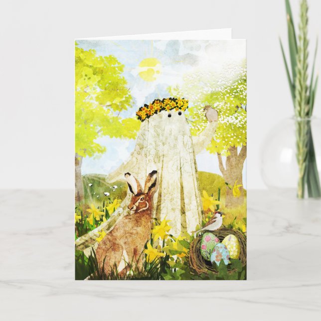 Cartes Pour Fêtes Annuelles L'Esprit d'Ostara (Devant)