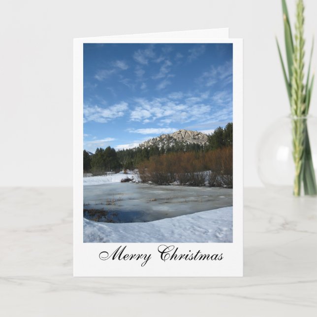 Cartes Pour Fêtes Annuelles L'étang (Devant)