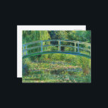 Cartes Pour Fêtes Annuelles L'étang Water-Lily de Claude Monet<br><div class="desc">Claude Monet - The Water-Lily Pond,  1899. Oscar-Claude Monet était un peintre français et fondateur de la peinture impressionniste,  considéré comme un précurseur essentiel du modernisme,  notamment dans ses tentatives de peindre la nature telle qu'il la perçoit.</div>
