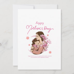 Cartes Pour Fêtes Annuelles "L'étreinte de maman – Bonne fête des Mères Art"