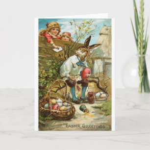 Cartes Pour Fêtes Annuelles Lettre au lapin de Pâques