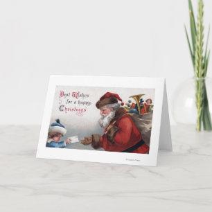 Cartes Pour Fêtes Annuelles Lettre de voeux de Noël