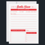 Cartes Pour Fêtes Annuelles Lettre Père Noël de l'année de révision<br><div class="desc">Cette papeterie ludique et festive est la lettre parfaite pour envoyer père Noël! Dites à père Noël ce qui se passe dans votre vie et ce qui s'est passé au cours de la dernière année ! Dessinez-lui une photo et dites-lui ce qui se trouve sur votre liste de souhaits !...</div>