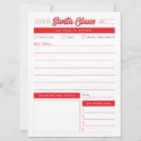 Lettre Père Noël de l'année de révision