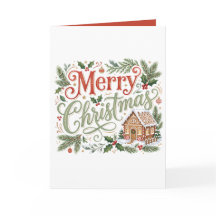 Lettre traditionnelle à la main Noël pain d'épice